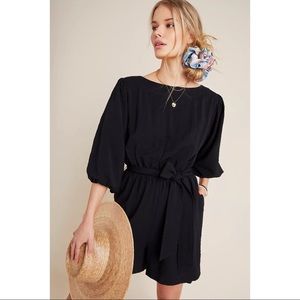 Anthropologie Francesca Balloon Sleeved Romper